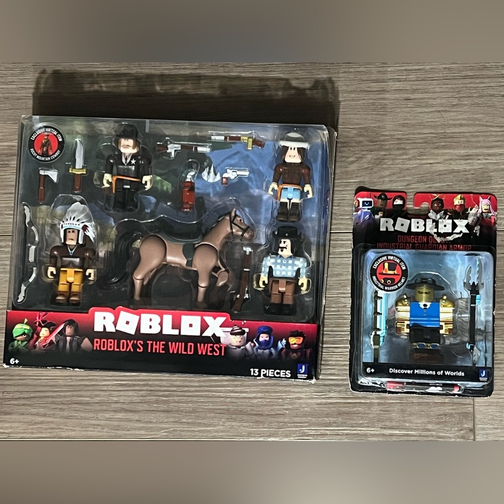 Roblox The Wild West & Dungeon Guardian Armor Bundle, New